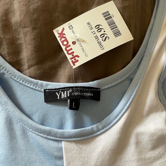 Blue and white body suit - Picture 3 of 5